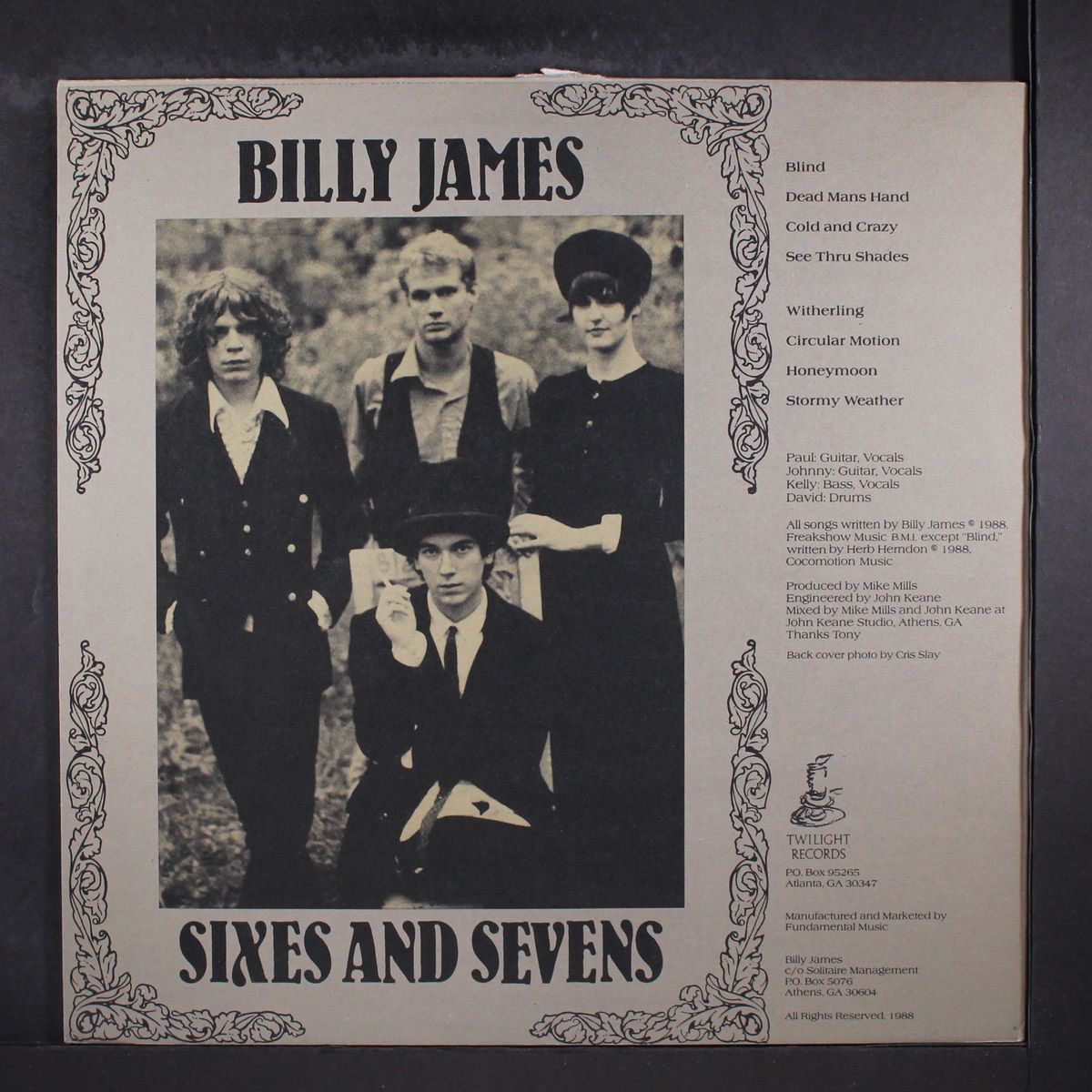 sixes and sevens by BILLY JAMES