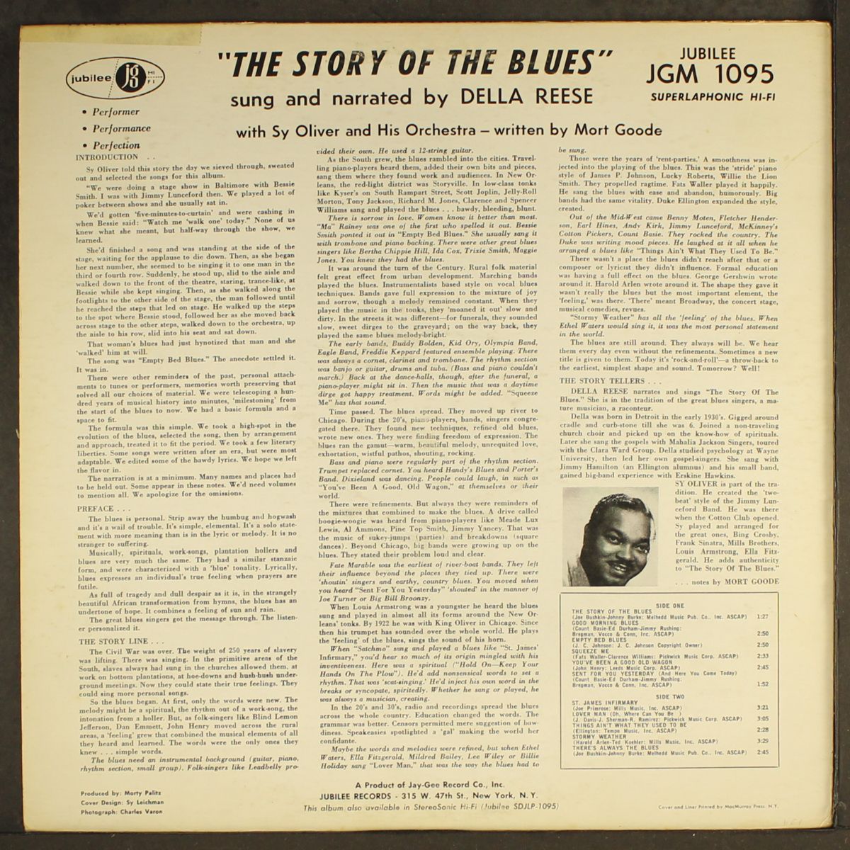 the story of the blues by DELLA REESE
