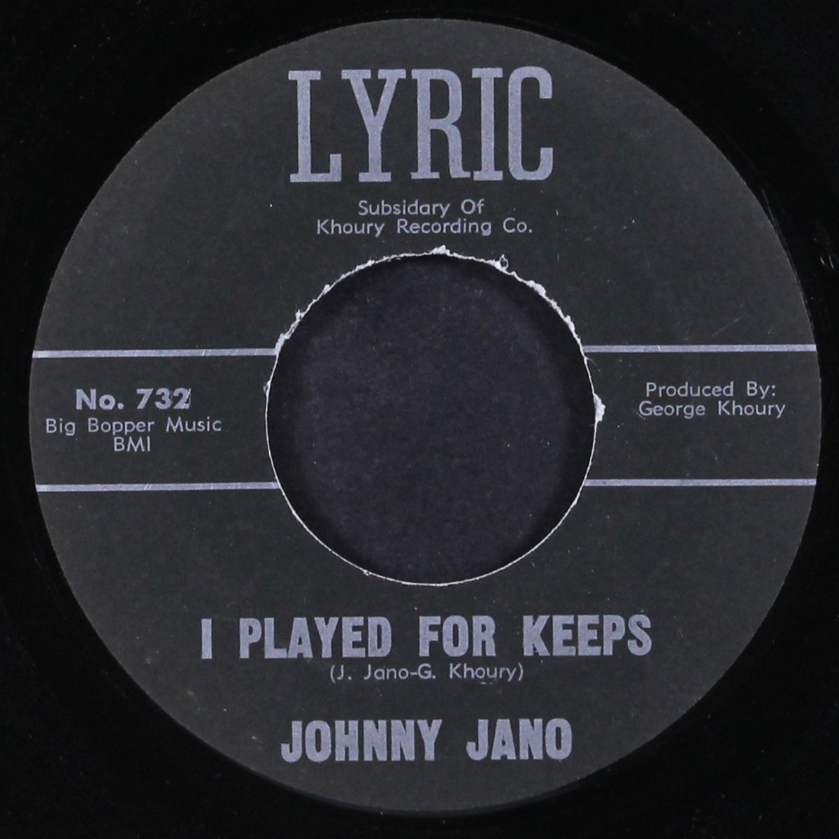 i played for keeps / give me your heart by JOHNNY JANO