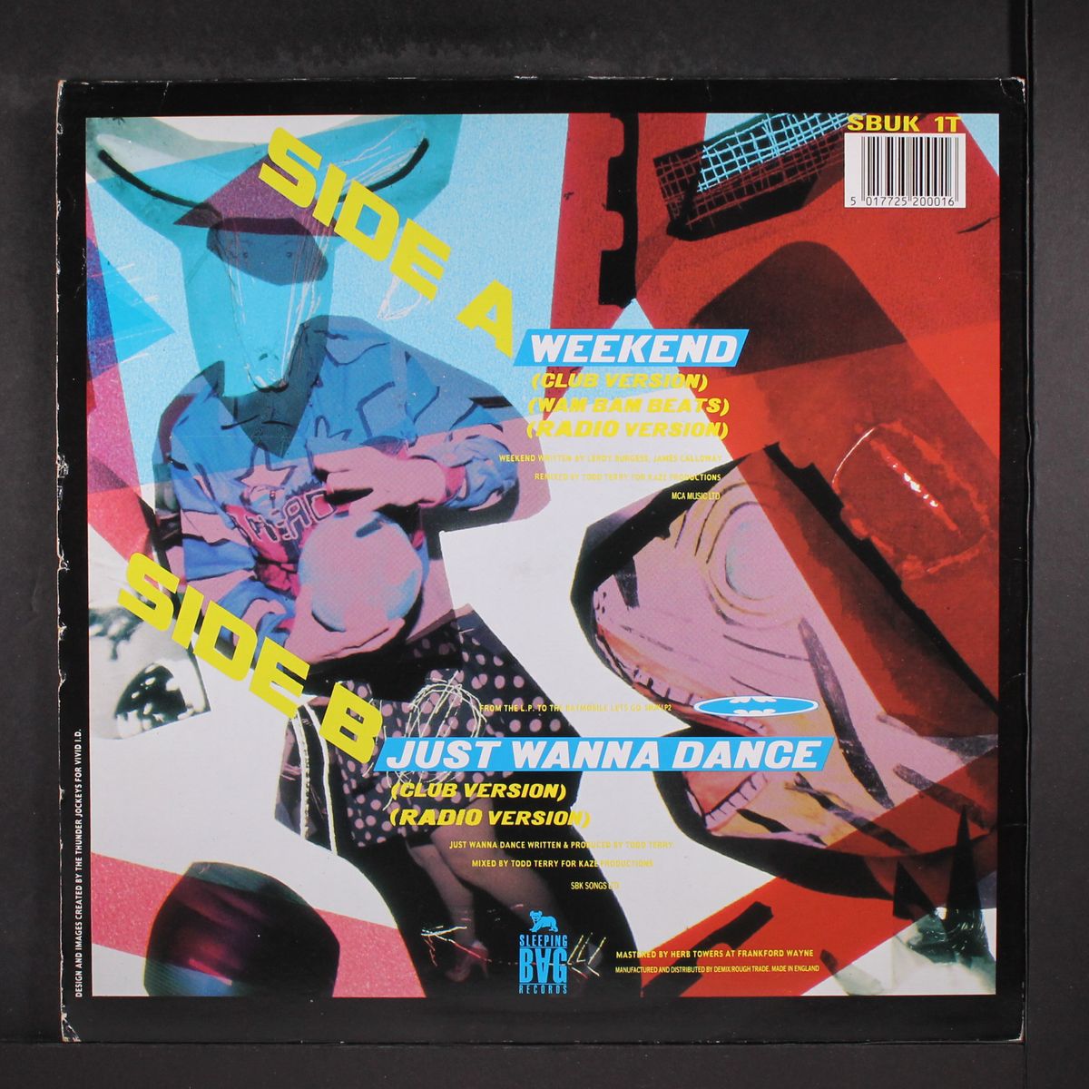 weekend / just wanna dance by TODD TERRY PROJECT