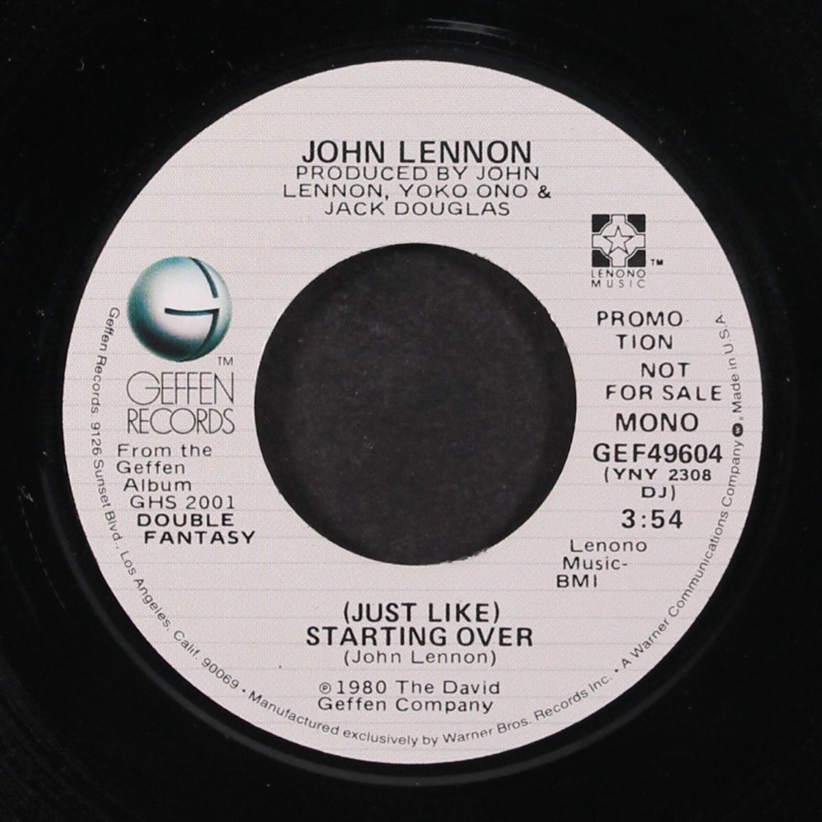(just like) starting over by JOHN LENNON