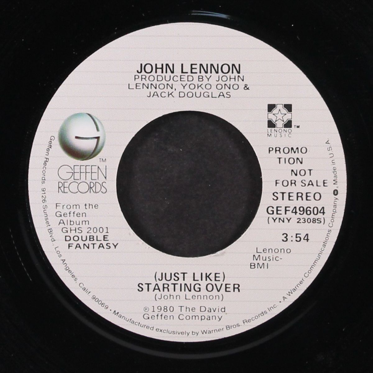 (just like) starting over by JOHN LENNON