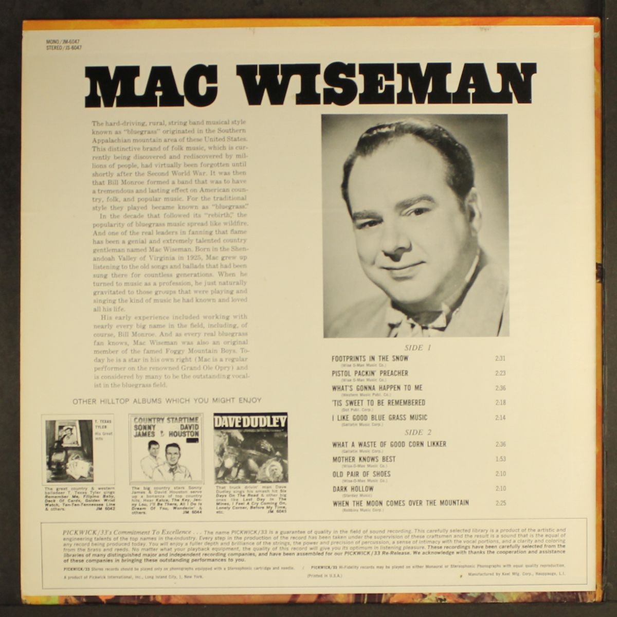 mac wiseman by MAC WISEMAN