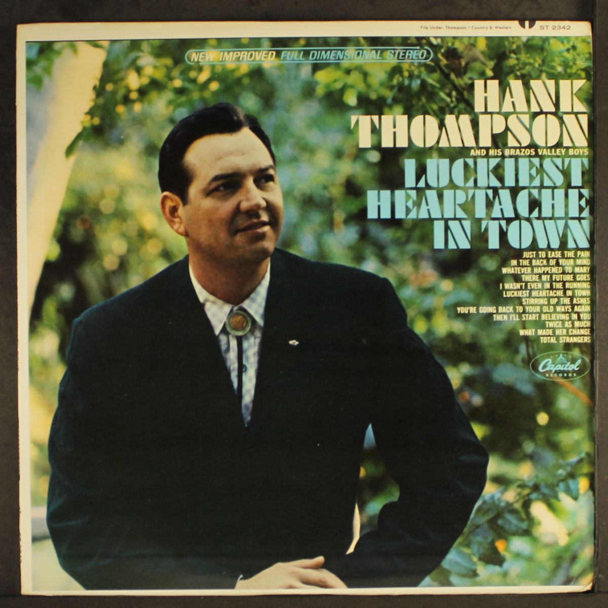 luckiest heartache in town by HANK THOMPSON