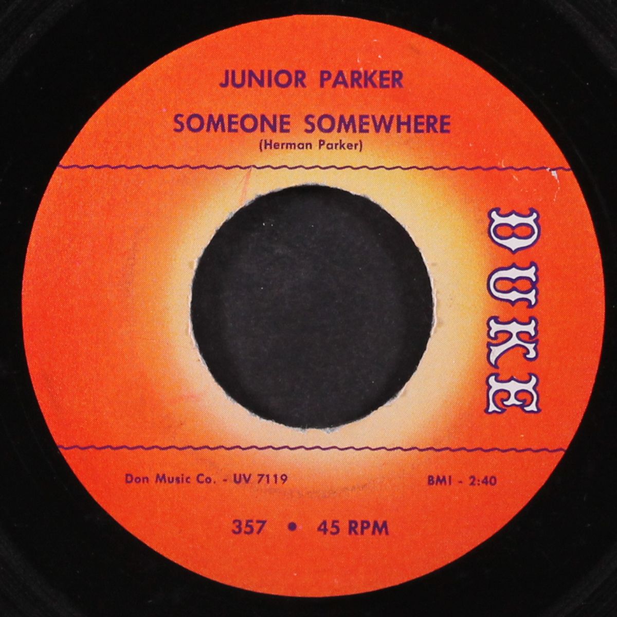 someone somewhere / foxy devil by JUNIOR PARKER