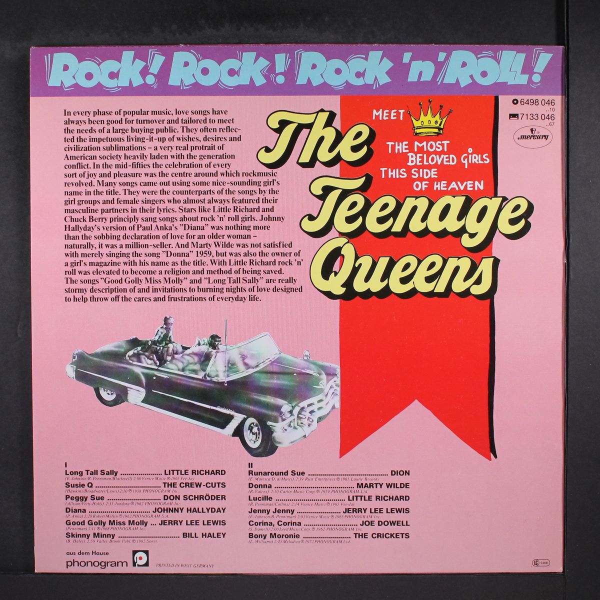 the teenage queens by VARIOUS