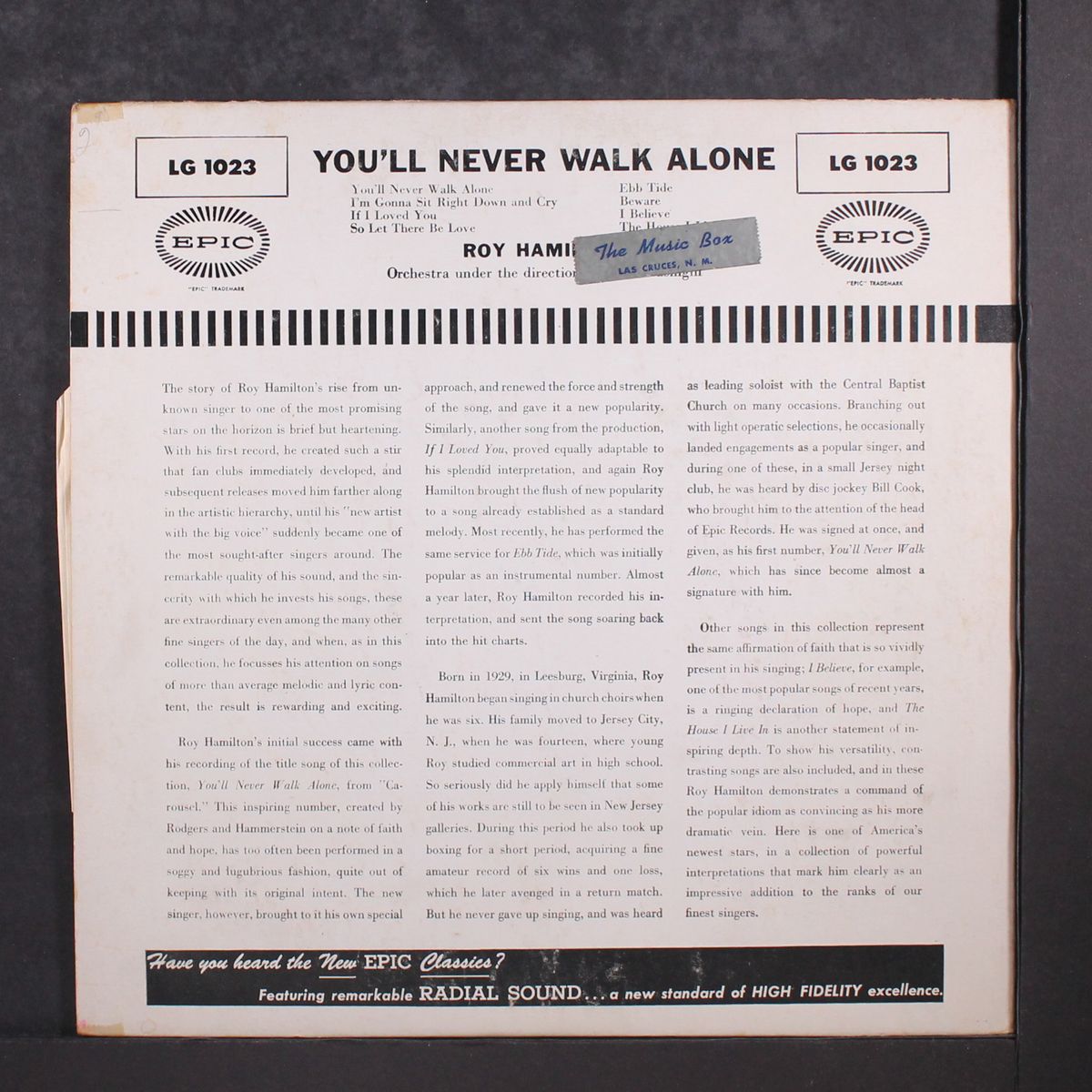 you'll never walk alone by ROY HAMILTON