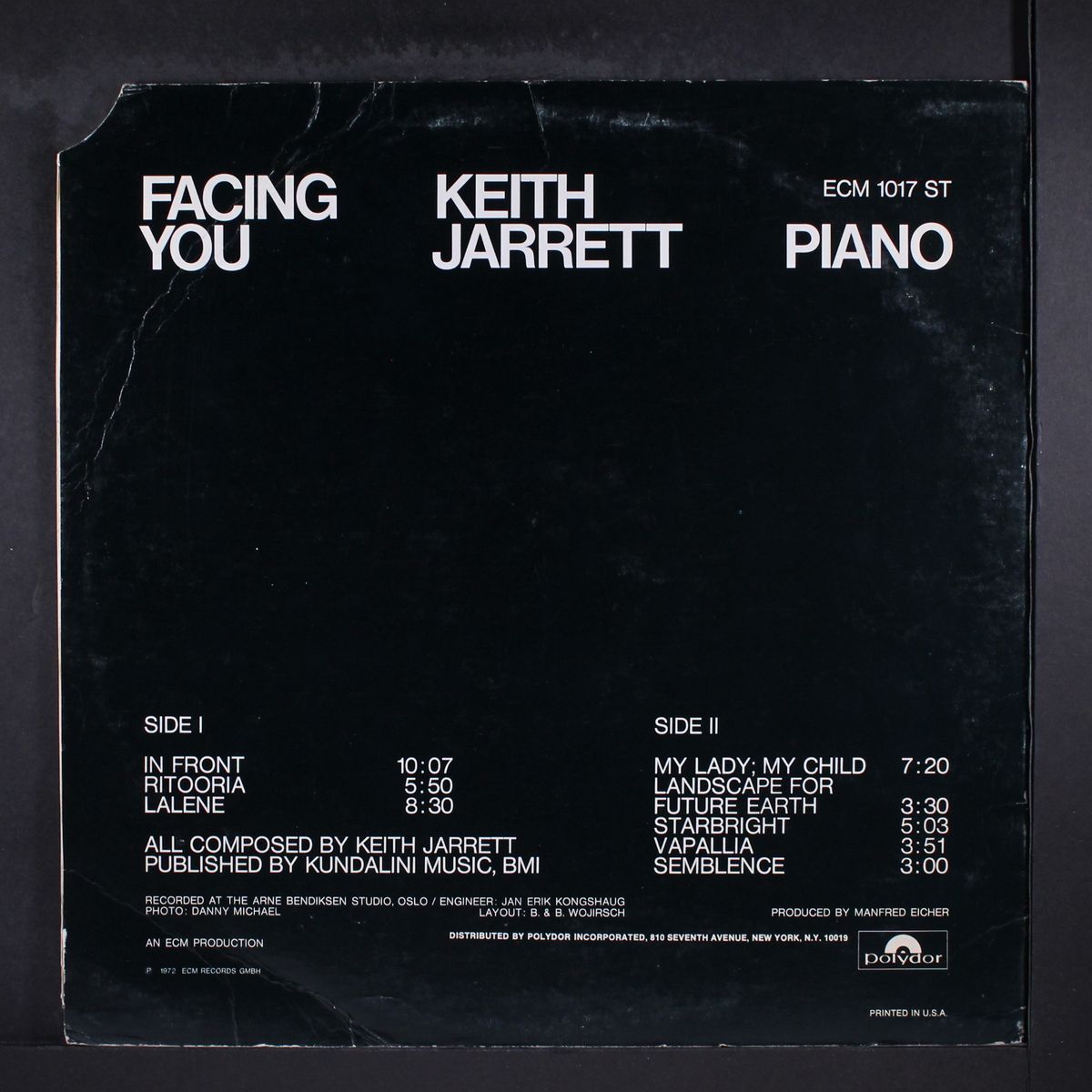 facing you by KEITH JARRETT