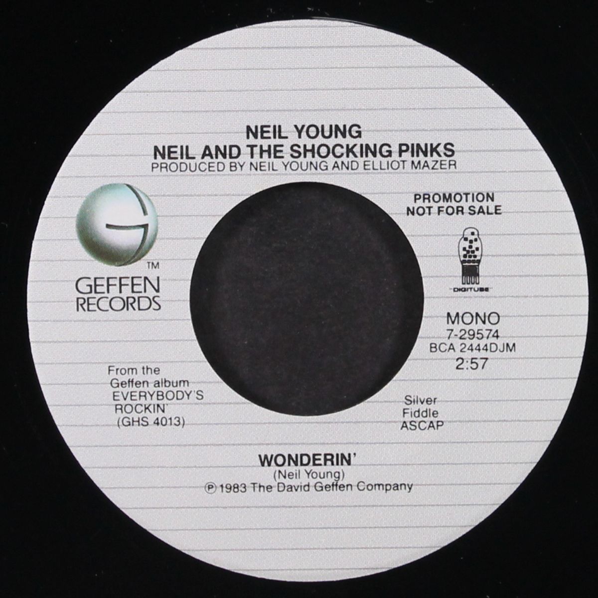 wonderin' / mono by NEIL YOUNG
