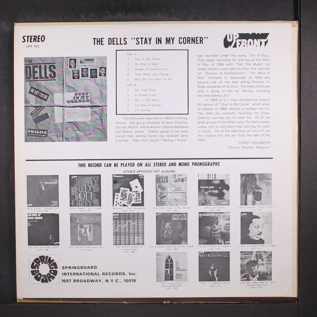stay in my corner by DELLS