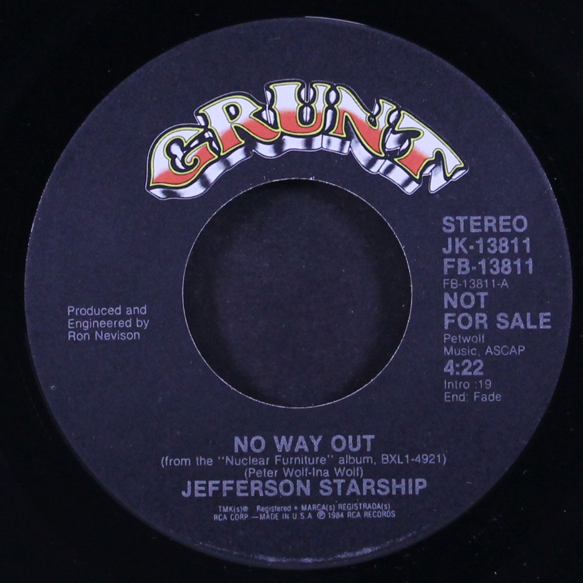 no way out / same by JEFFERSON STARSHIP