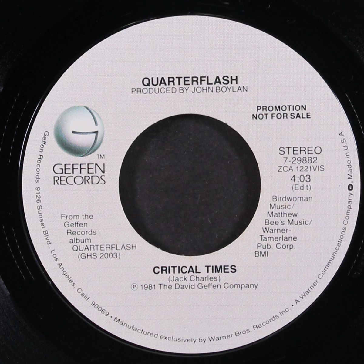 critical times / mono by QUARTERFLASH