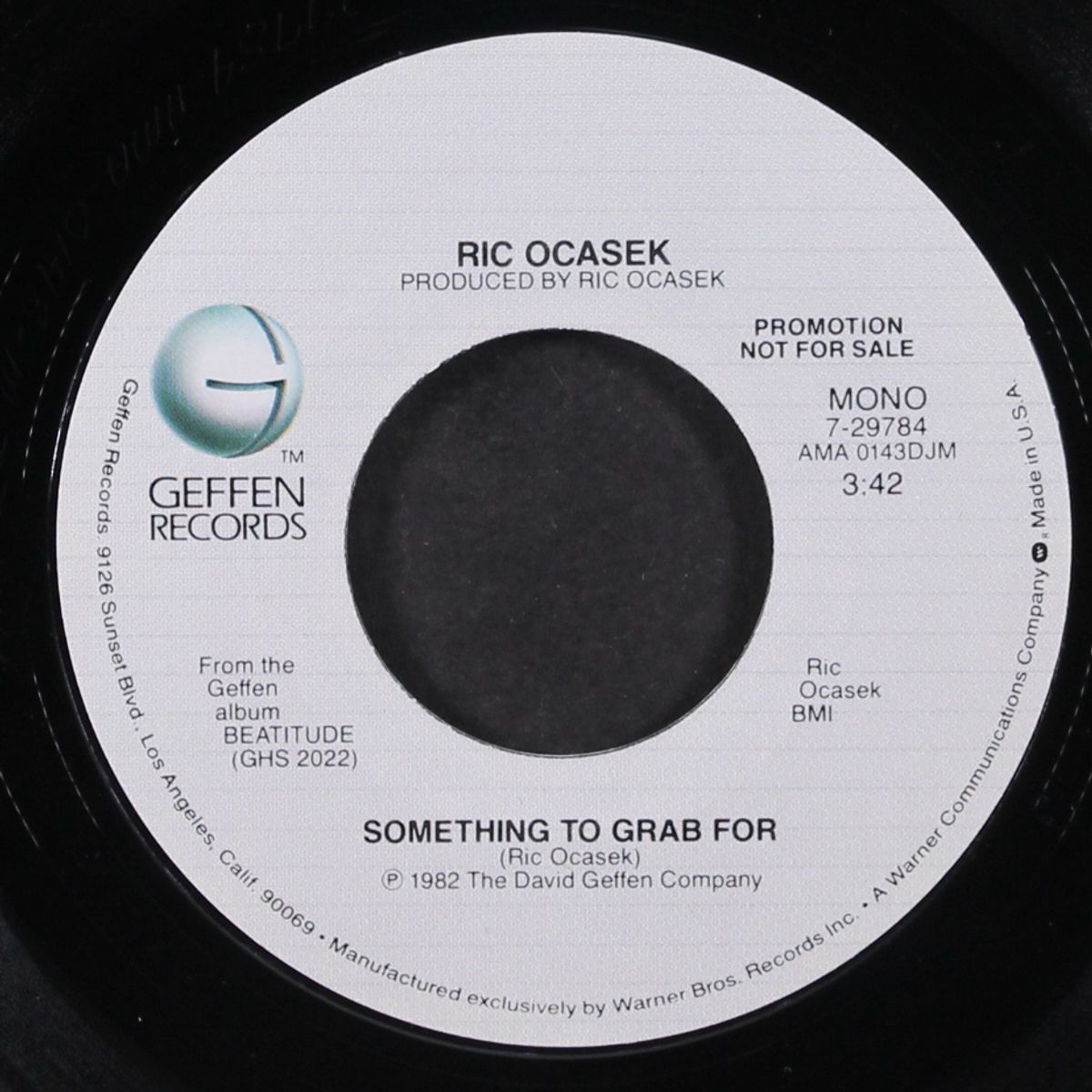 something to grab for / mono by RIC OCASEK