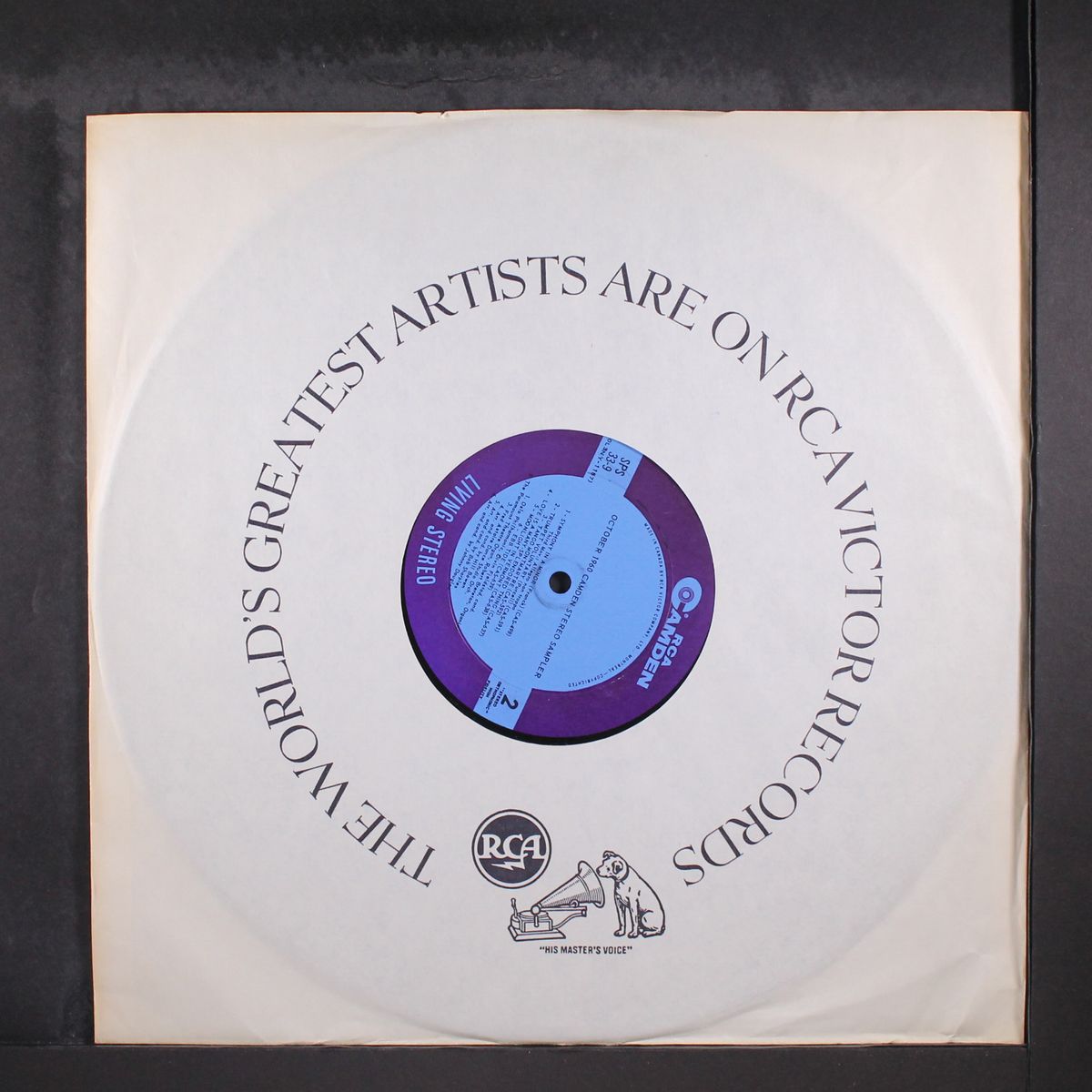 october 1960 popular stereo sampler by ELVIS PRESLEY, ETC