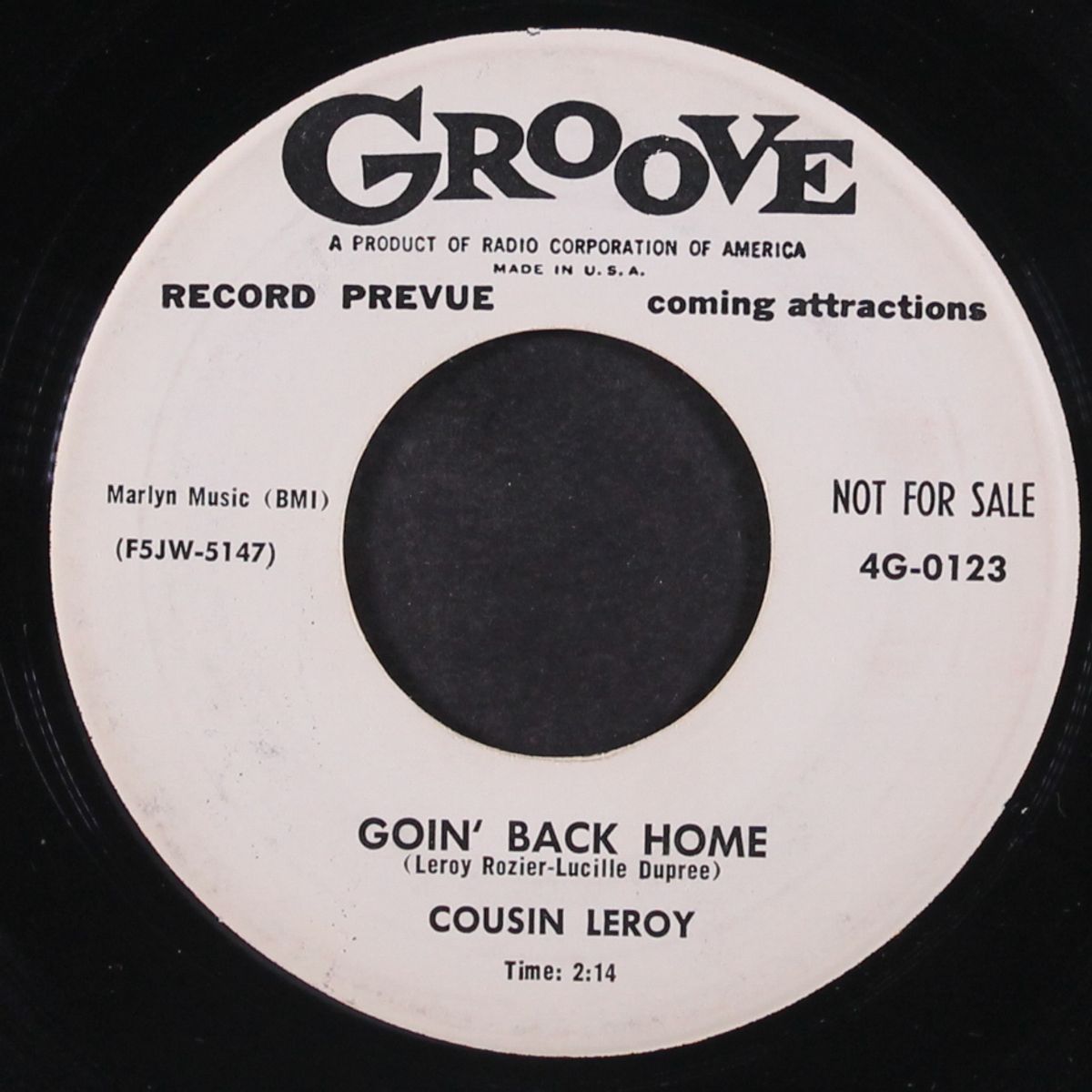 catfish / goin' back home by COUSIN LEROY