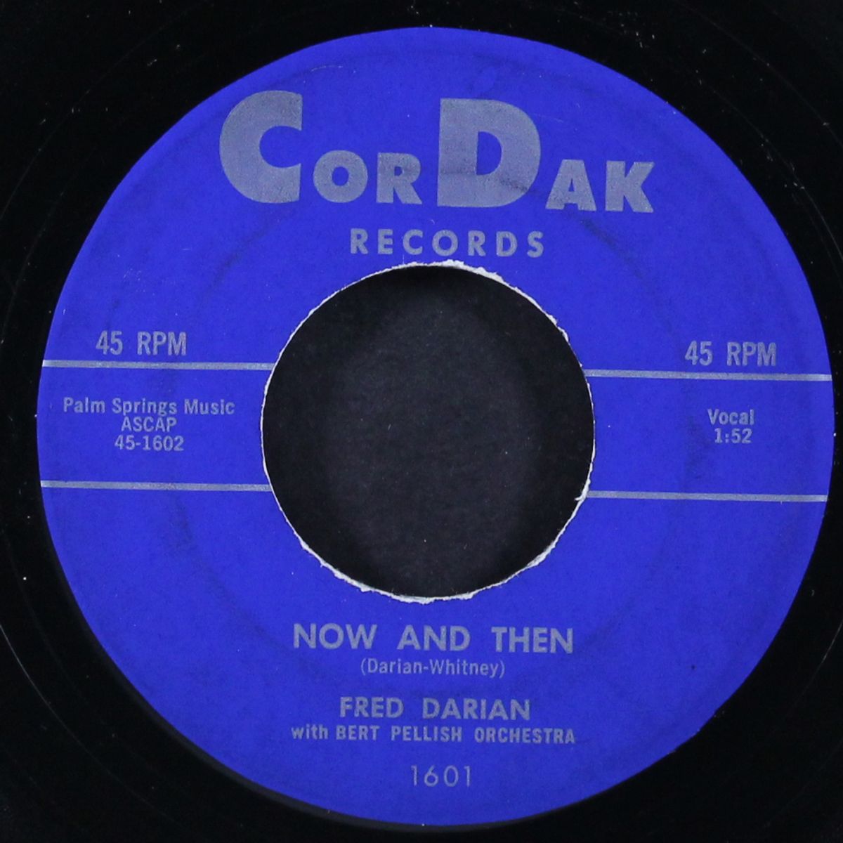 now and then / i got plenty of nothin' by FRED DARIAN