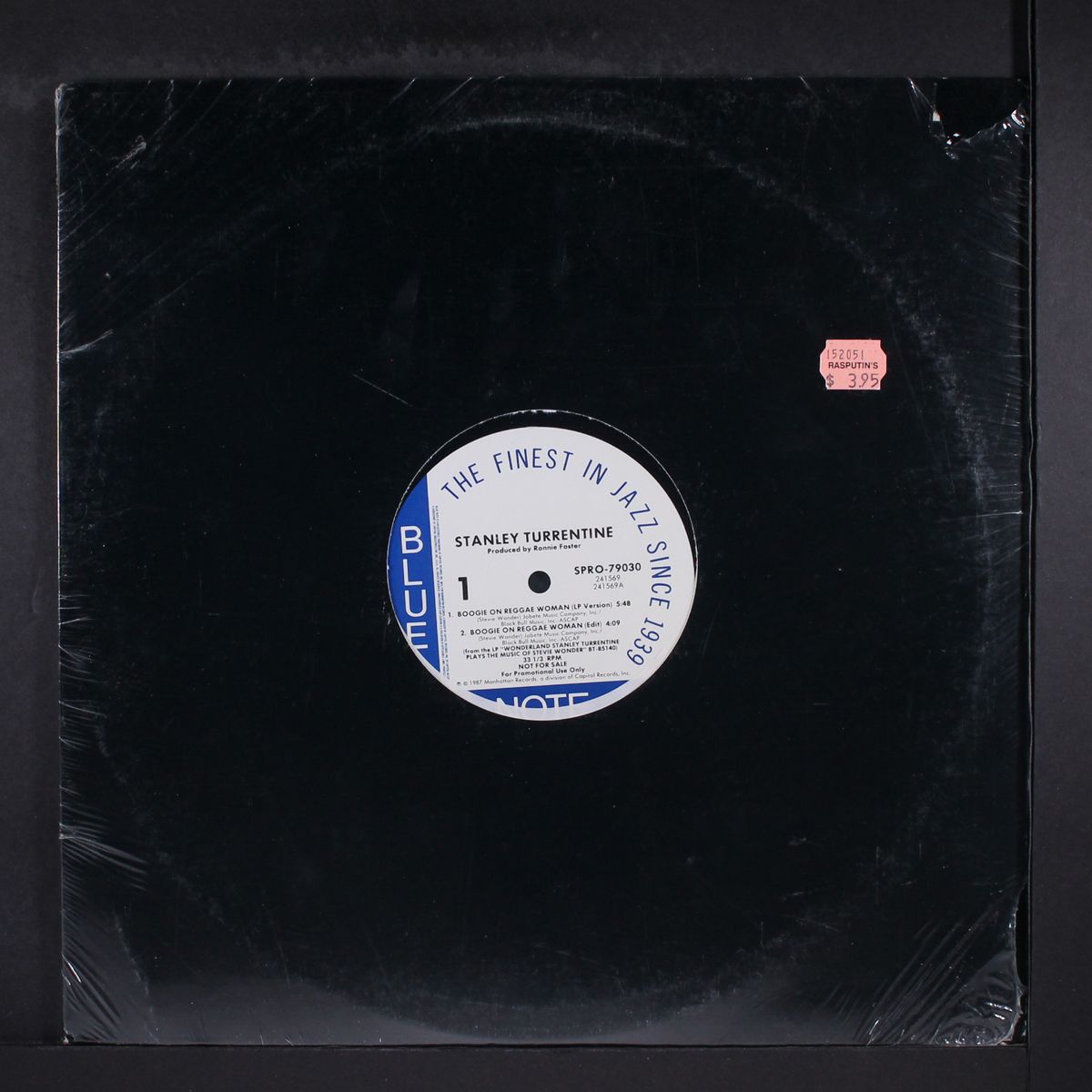 boogie on reggae woman / creepin' by STANLEY TURRENTINE