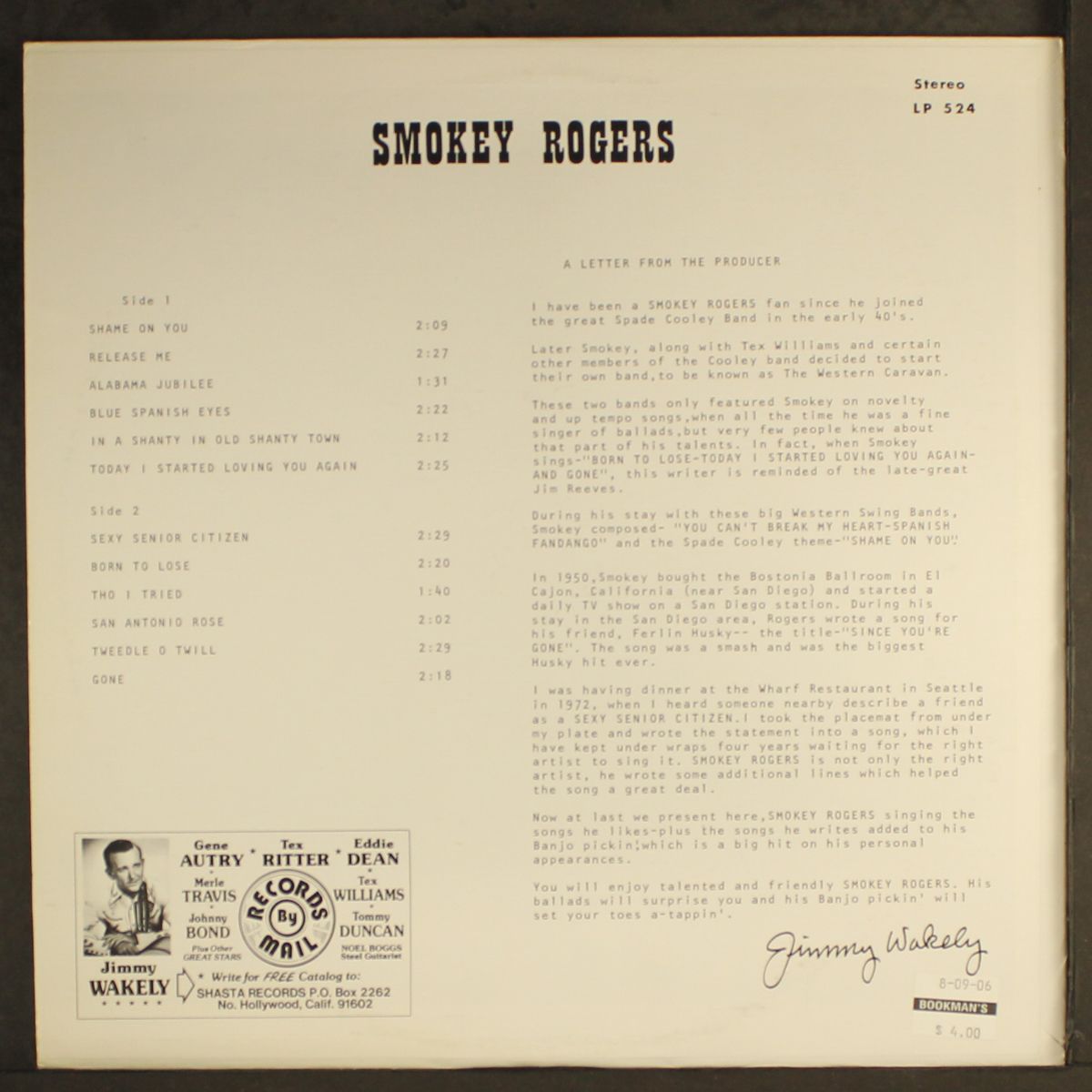 complete entertainer by SMOKEY ROGERS