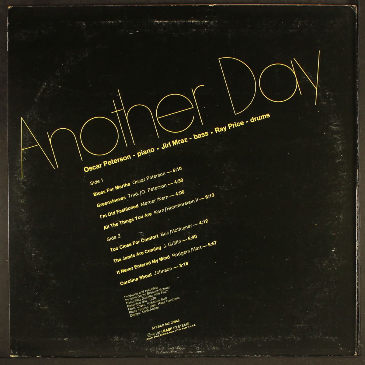 another day by OSCAR PETERSON