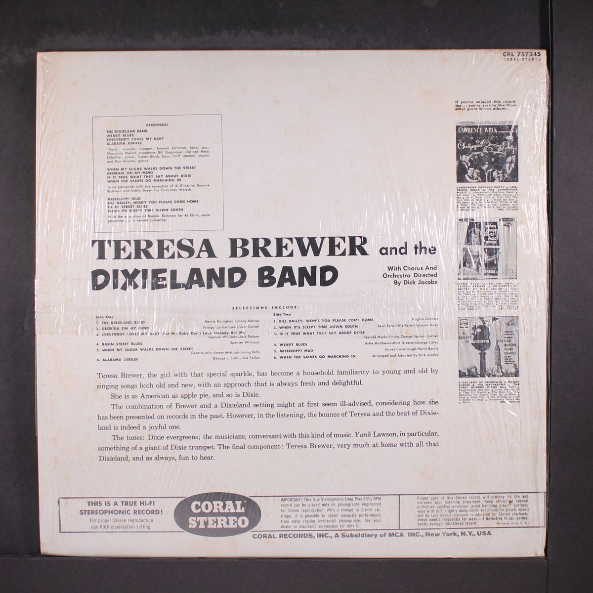 and the dixieland band by TERESA BREWER