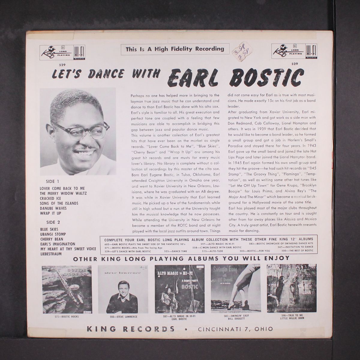 let's dance with by EARL BOSTIC