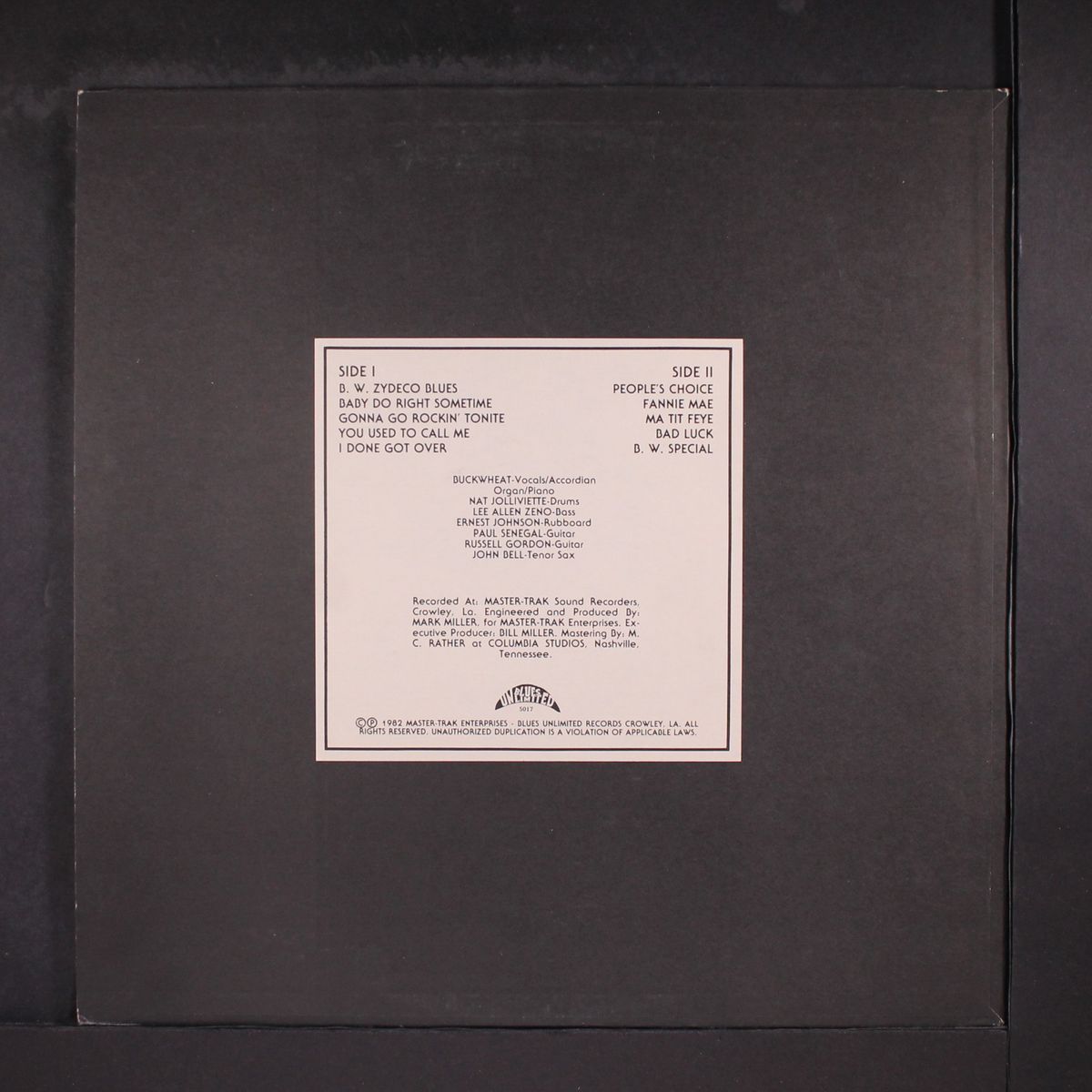 people's choice by BUCKWHEAT ZYDECO
