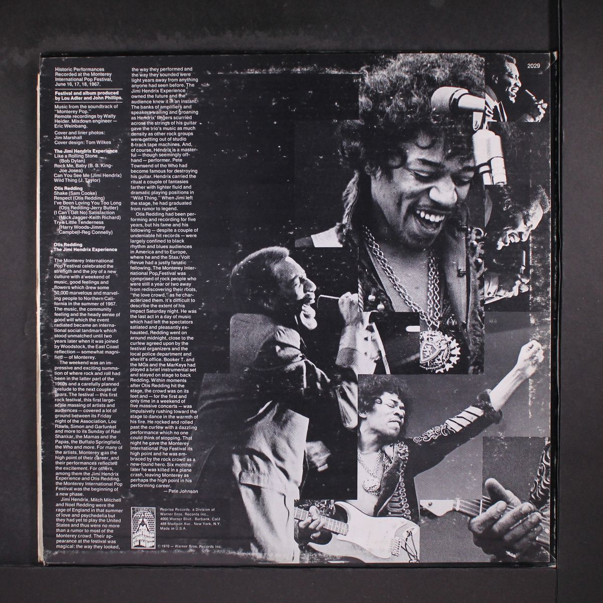 monterey international pop festival by JIMI HENDRIX EXPERIENCE / OTIS REDDING