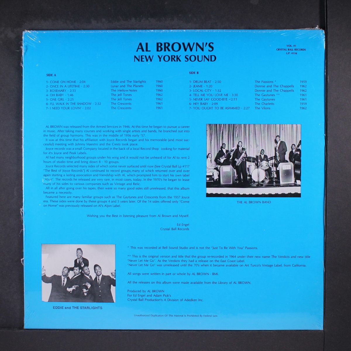al brown's new york sound, vol. 1 by VARIOUS