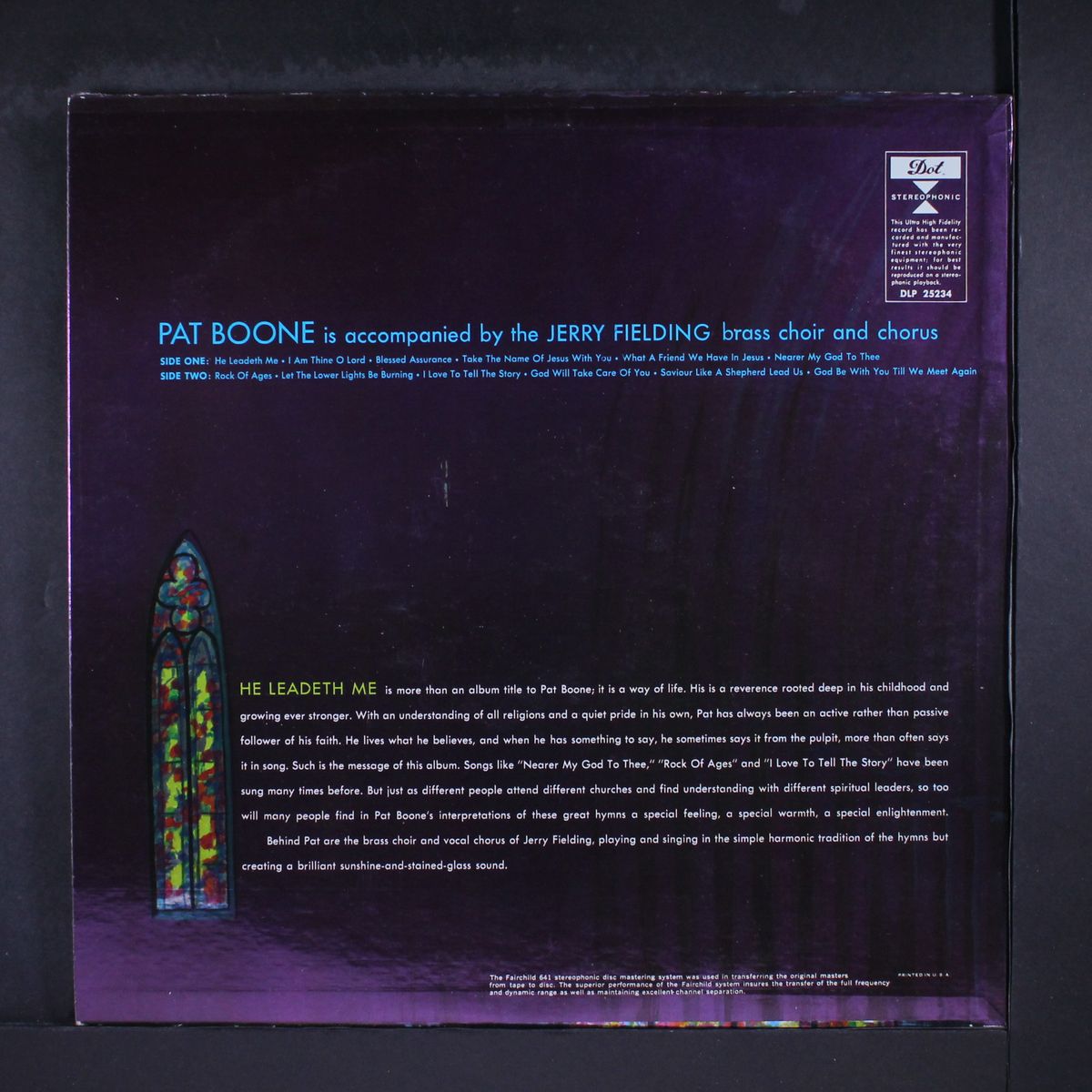 he leadeth me by PAT BOONE
