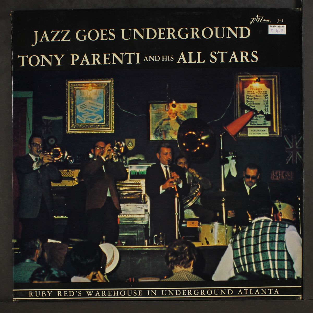 jazz goes underground by TONY PARENTI