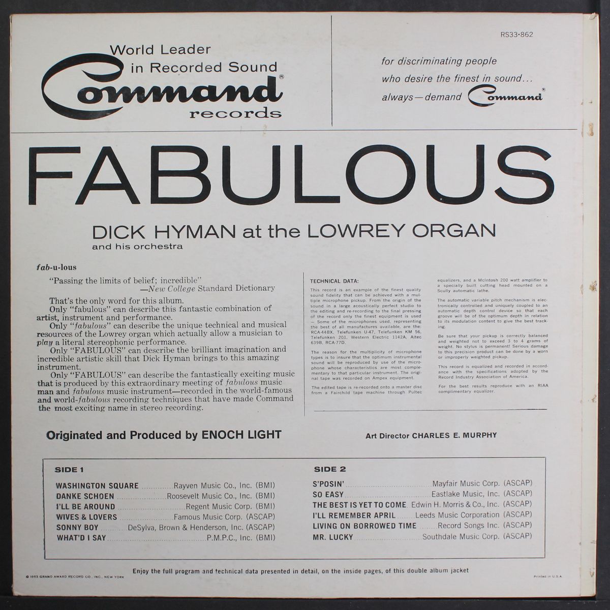 fabulous by DICK HYMAN