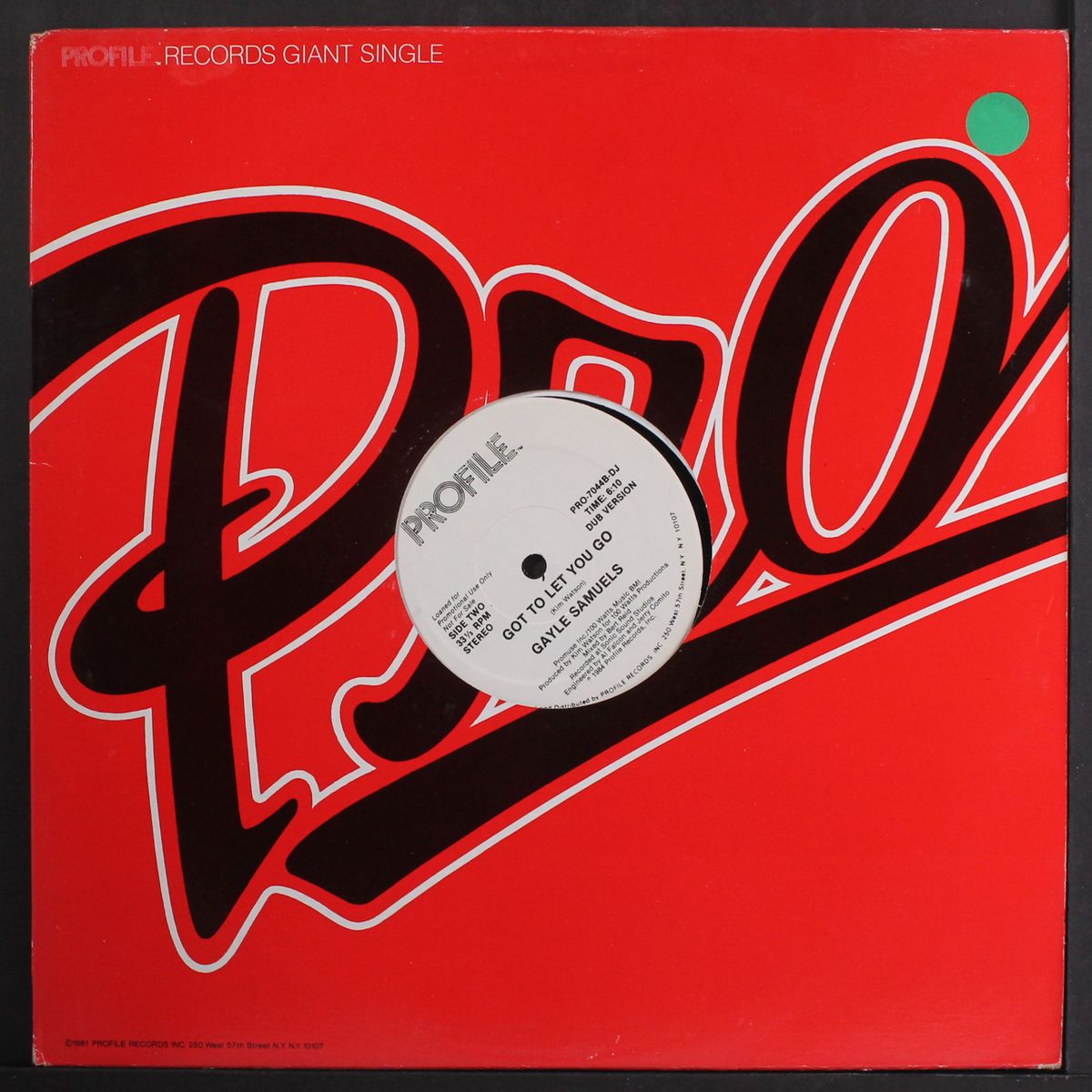 got to let you go/dub by GAYLE SAMUELS