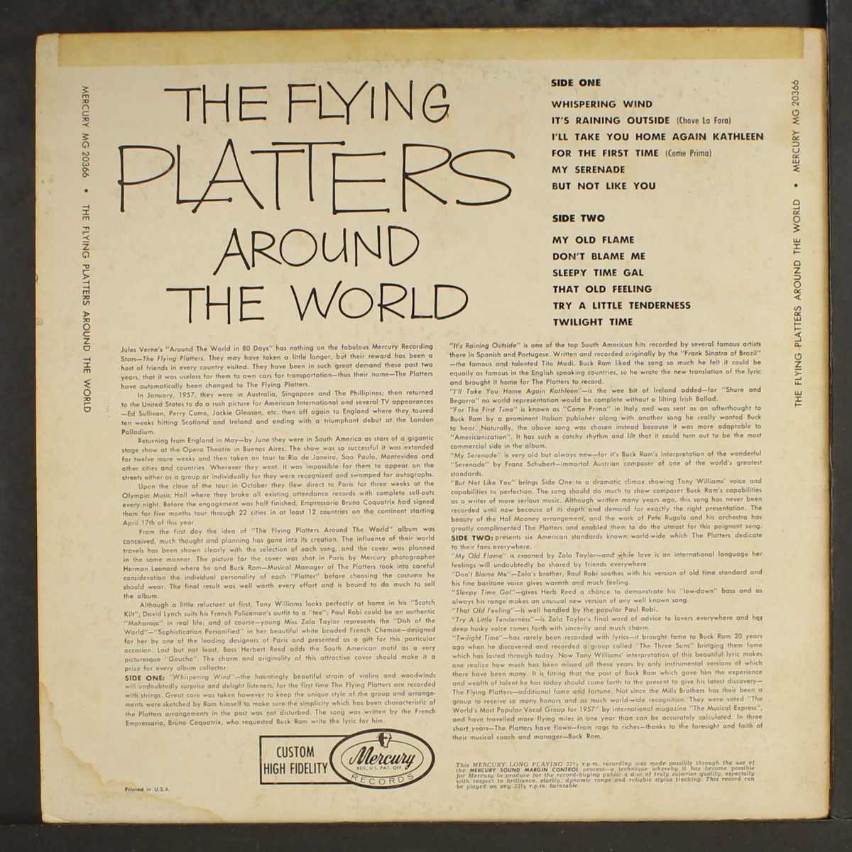 the flying platters around the world by PLATTERS