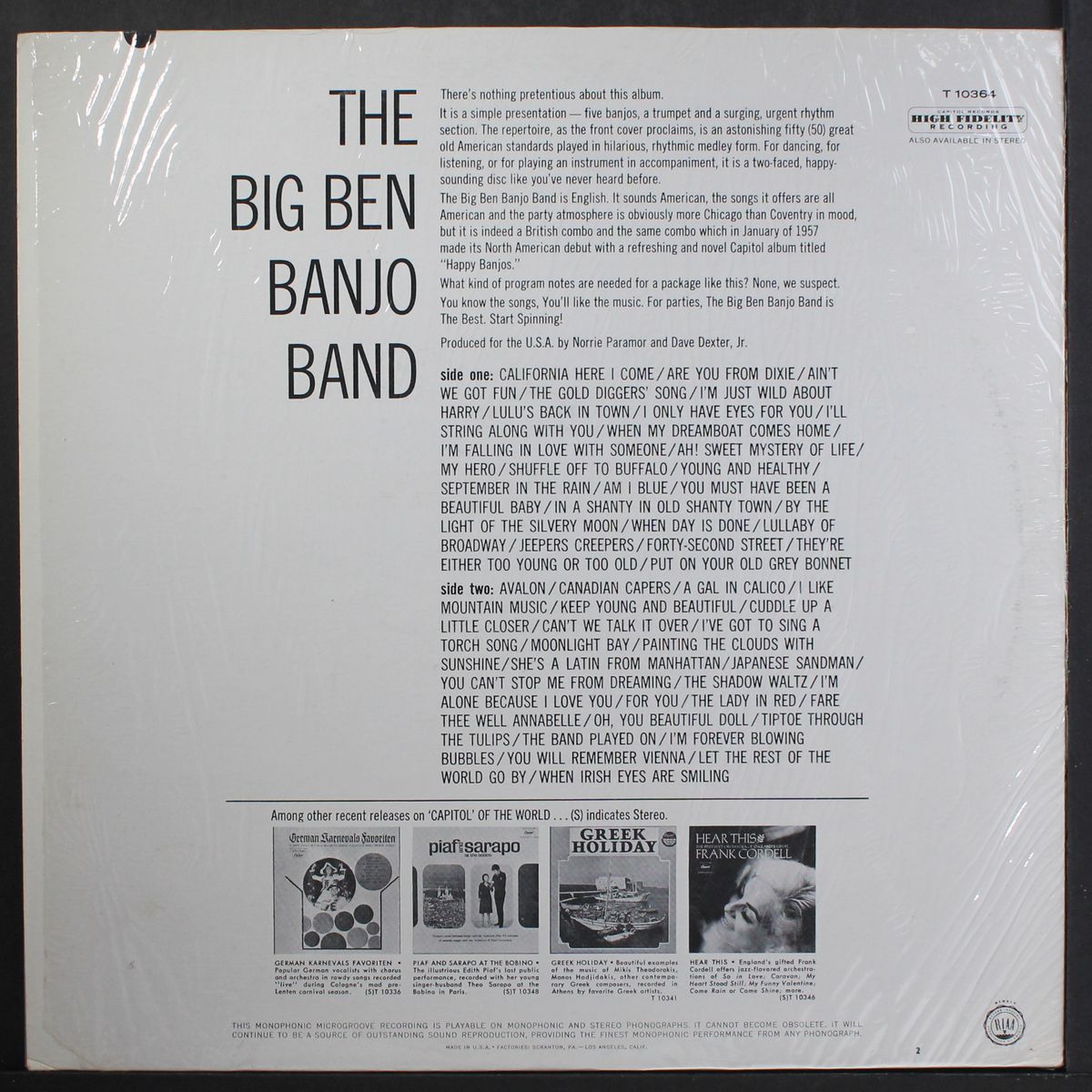 50 all time hits by BIG BEN BANJO BAND