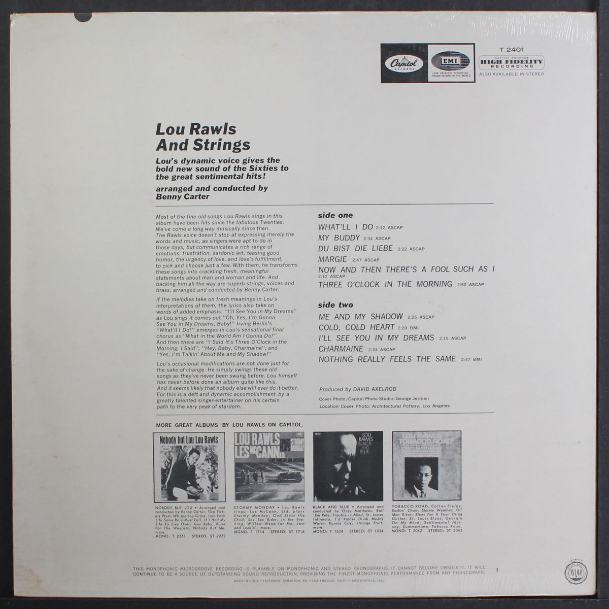 and strings by LOU RAWLS