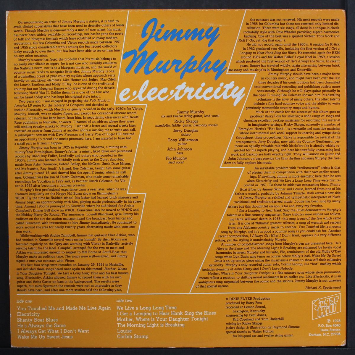 electricity by JIMMY MURPHY