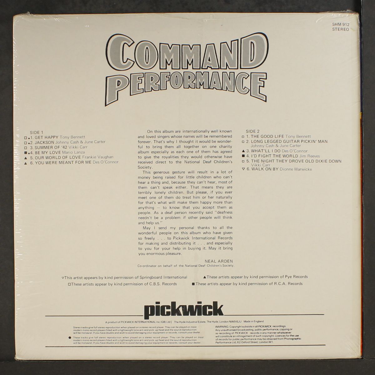 command performance by VARIOUS