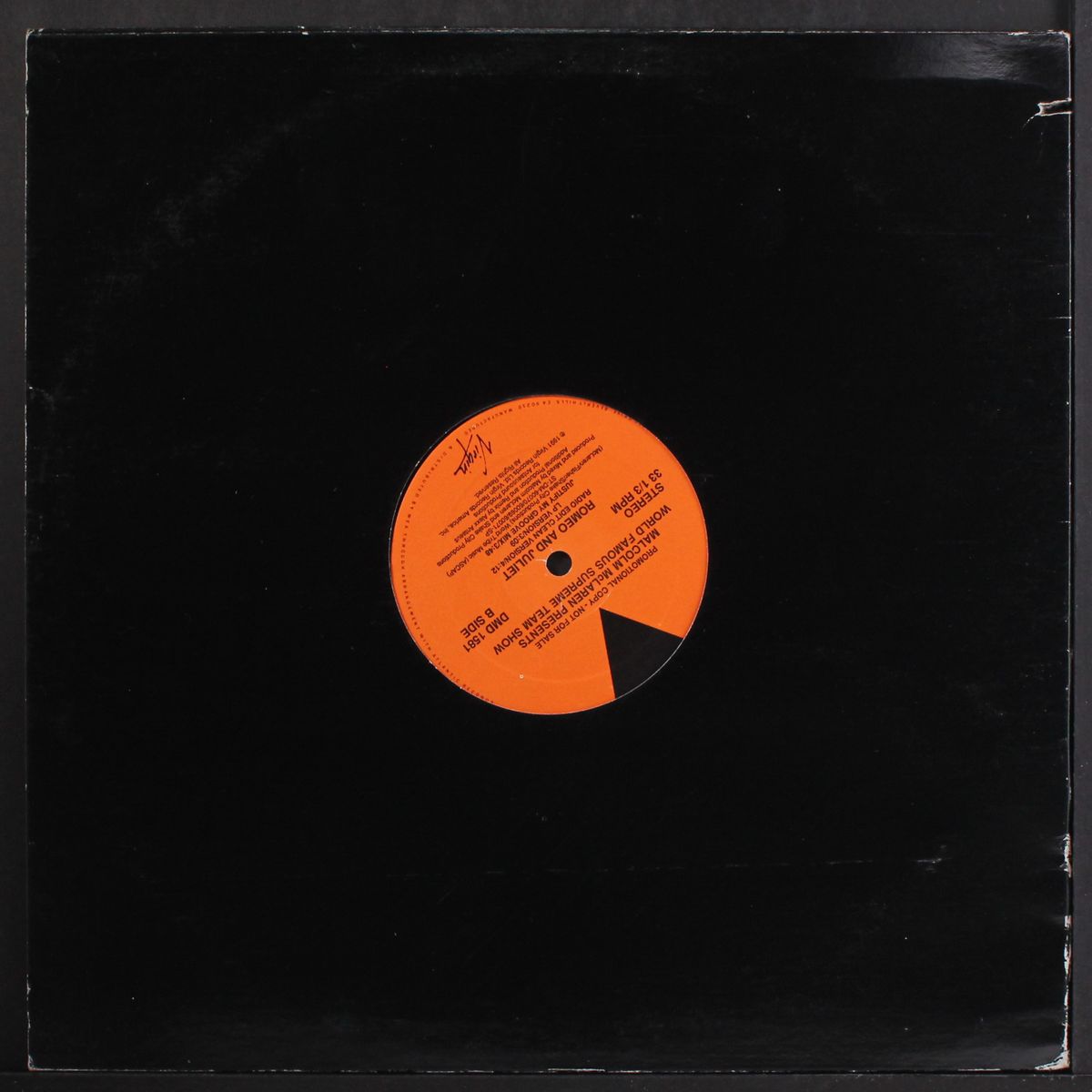 romeo and juliet by MALCOLM MCLAREN