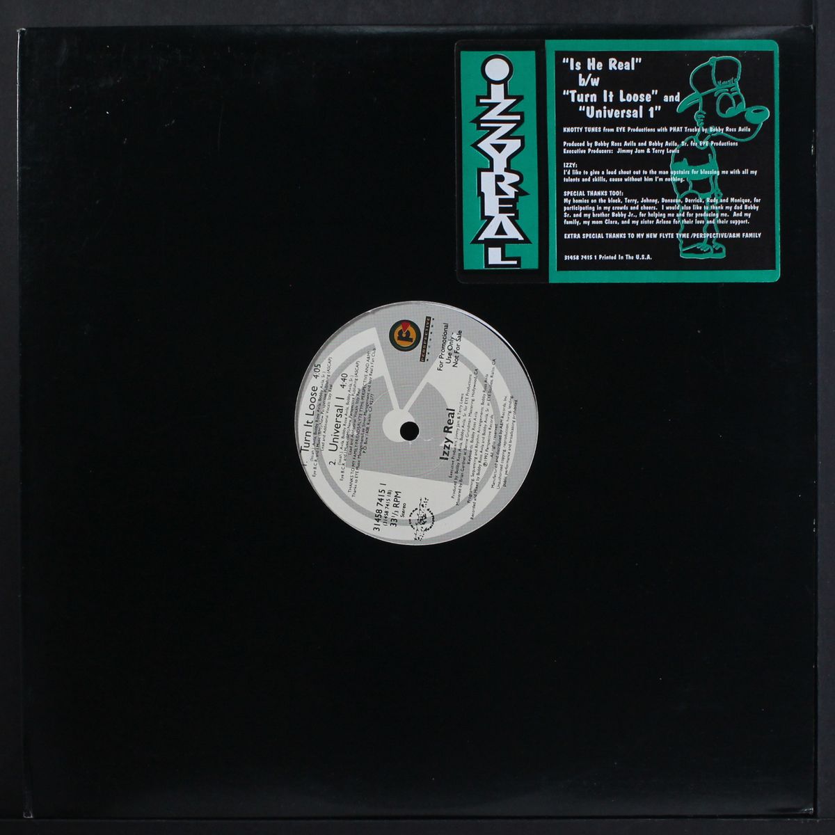 is he real / turn it loose by IZZY REAL