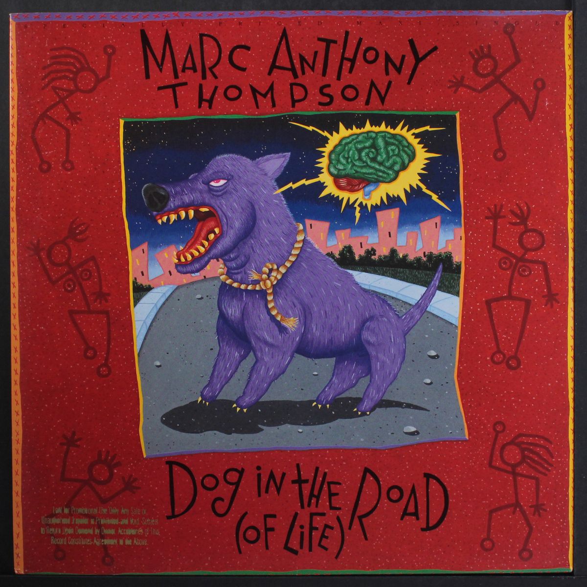 dog in the road (of life) by MARC ANTHONY THOMPSON