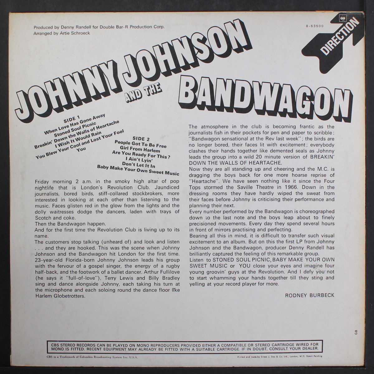 johnny johnson and the bandwagon by JOHNNY JOHNSON & BANDWAGON
