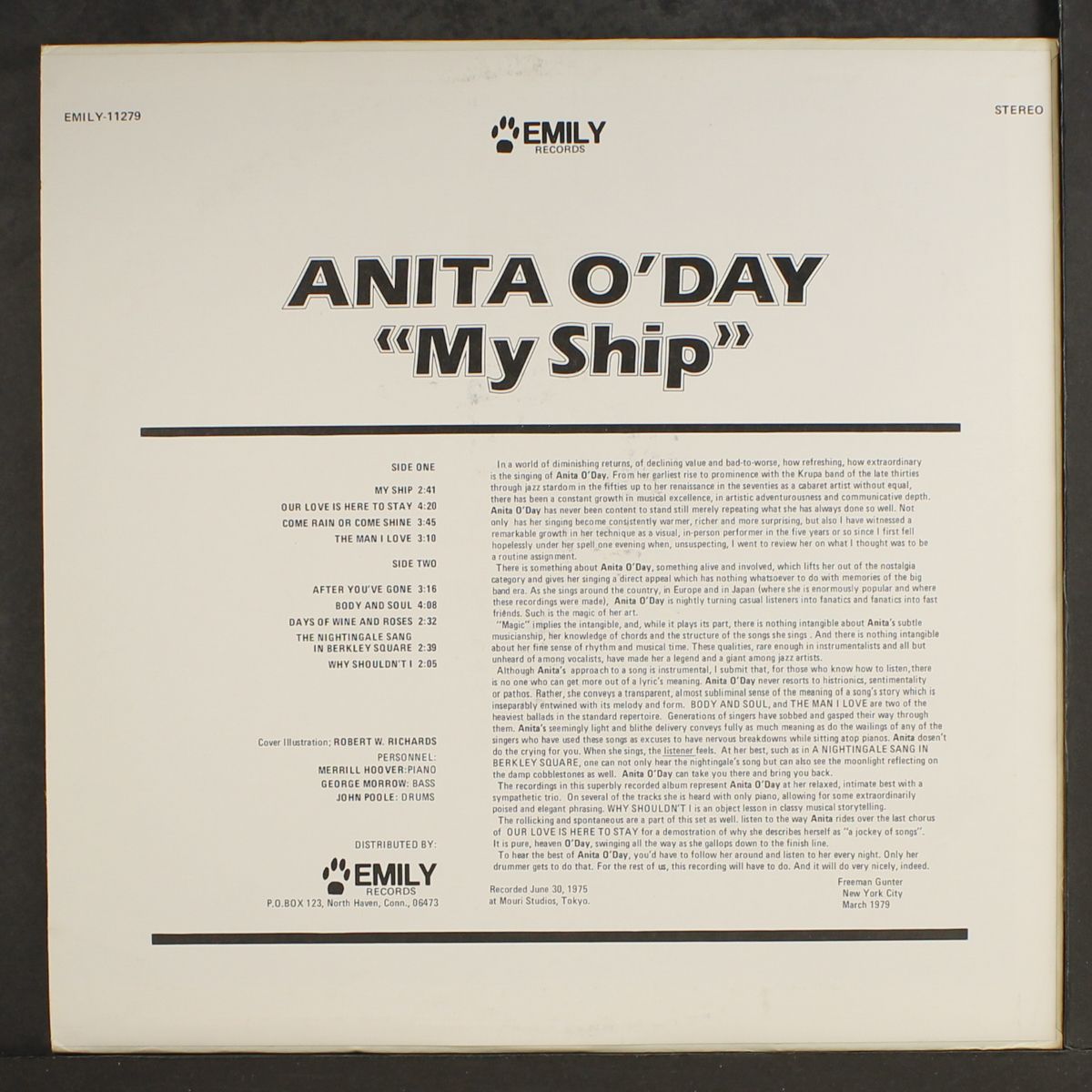 my ship by ANITA O'DAY