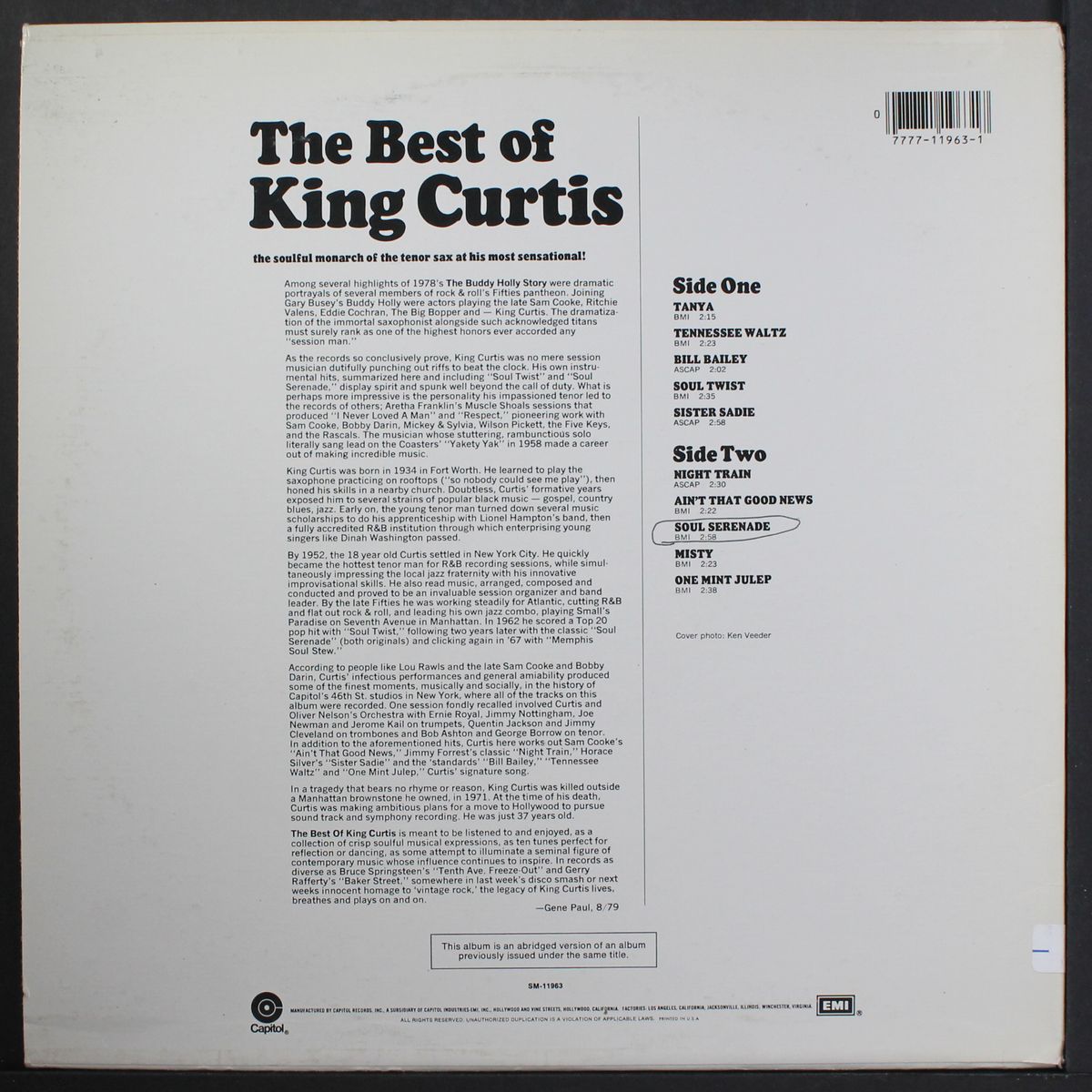 the best of by KING CURTIS