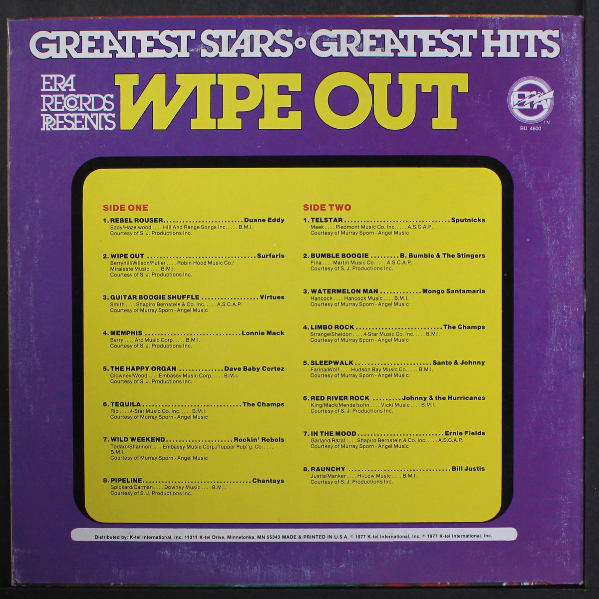 wipe out - instrumental greats by VARIOUS