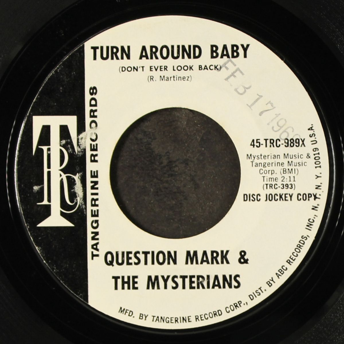 ain't it a shame / turn around baby by ? & THE MYSTERIANS