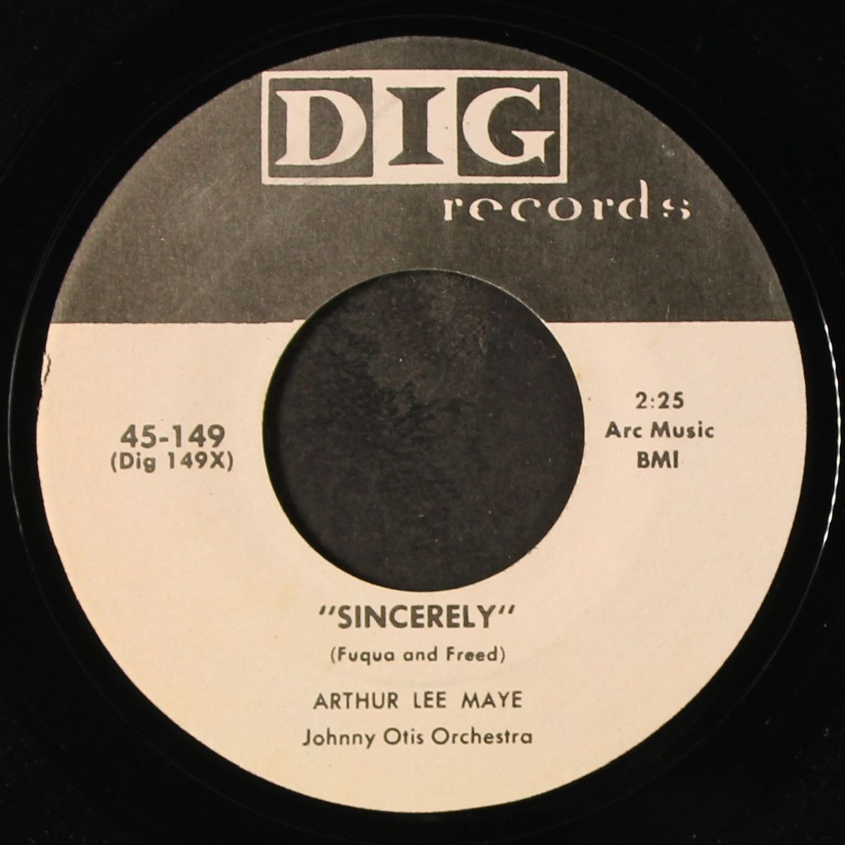 sincerely / sh-boom by ARTHUR LEE MAYE & GROUP