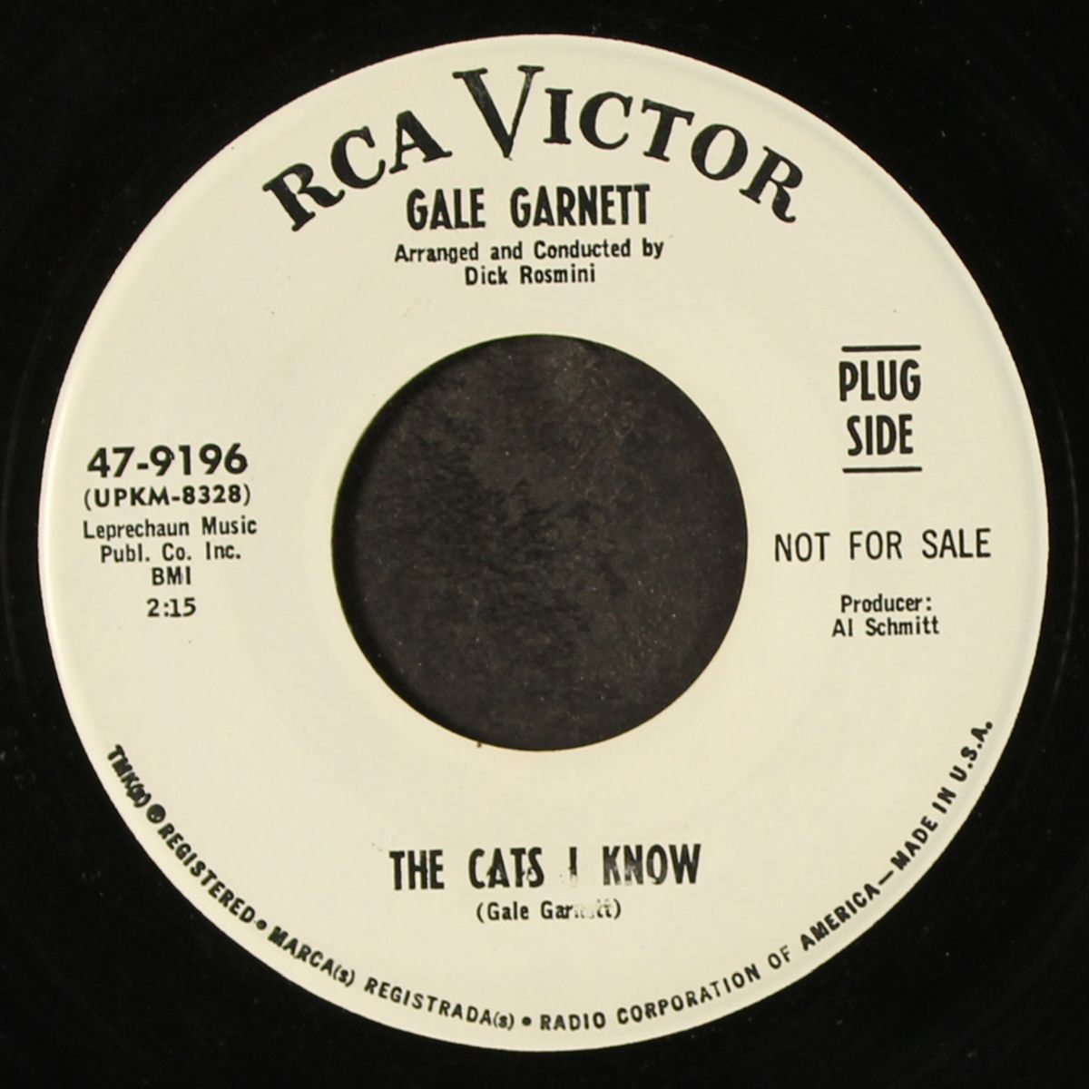 the cats i know / over the rainbow by GALE GARNETT