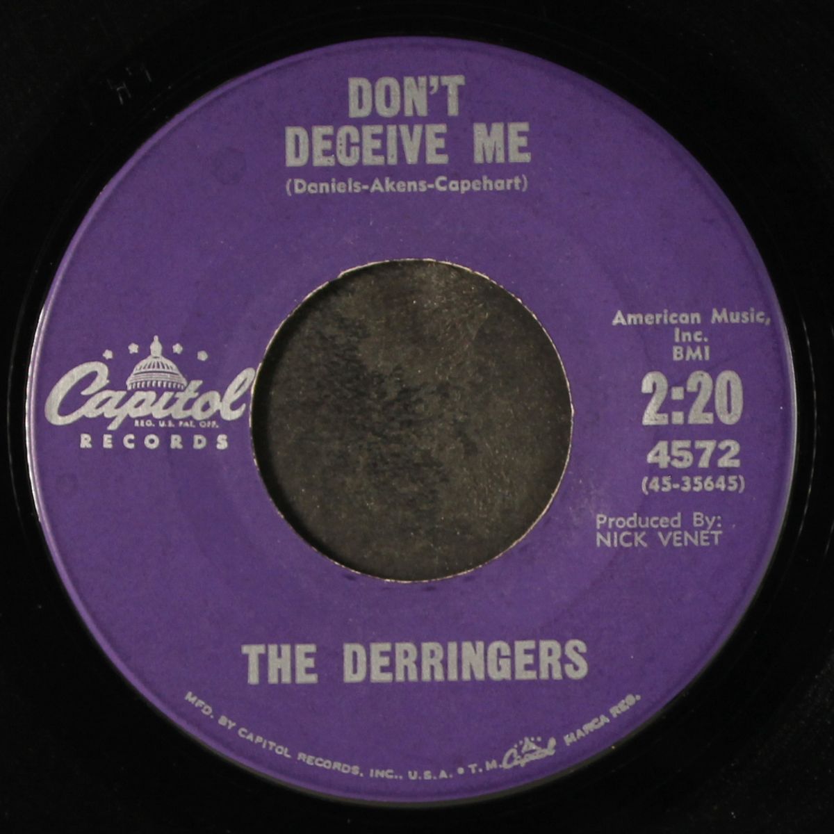 maybe baby / don't deceive me by DERRINGERS