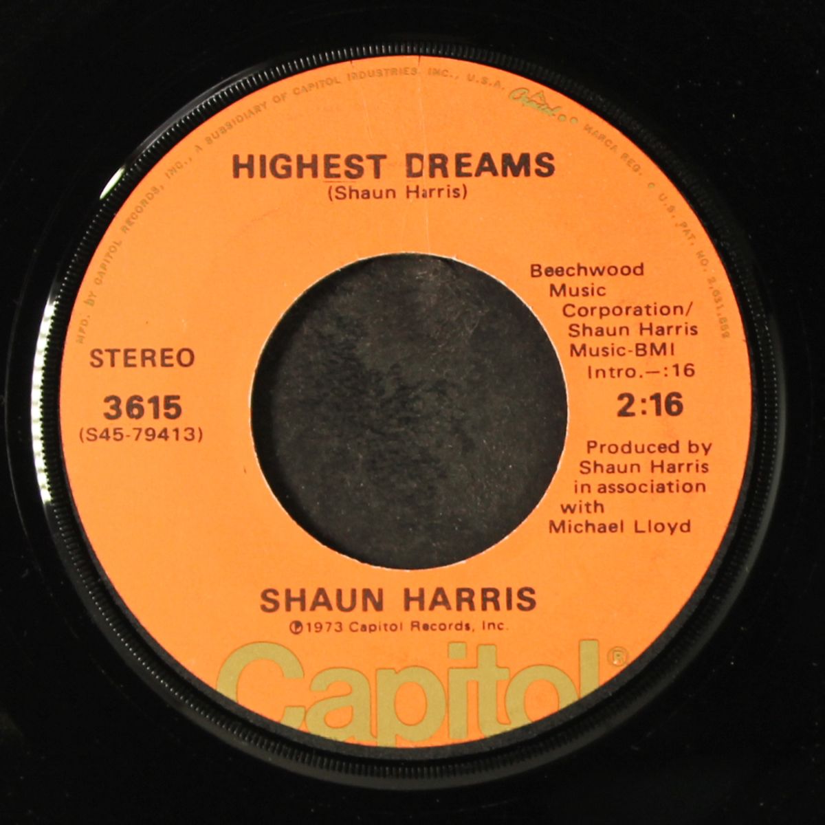 highest dreams / love has gone away by SHAUN HARRIS