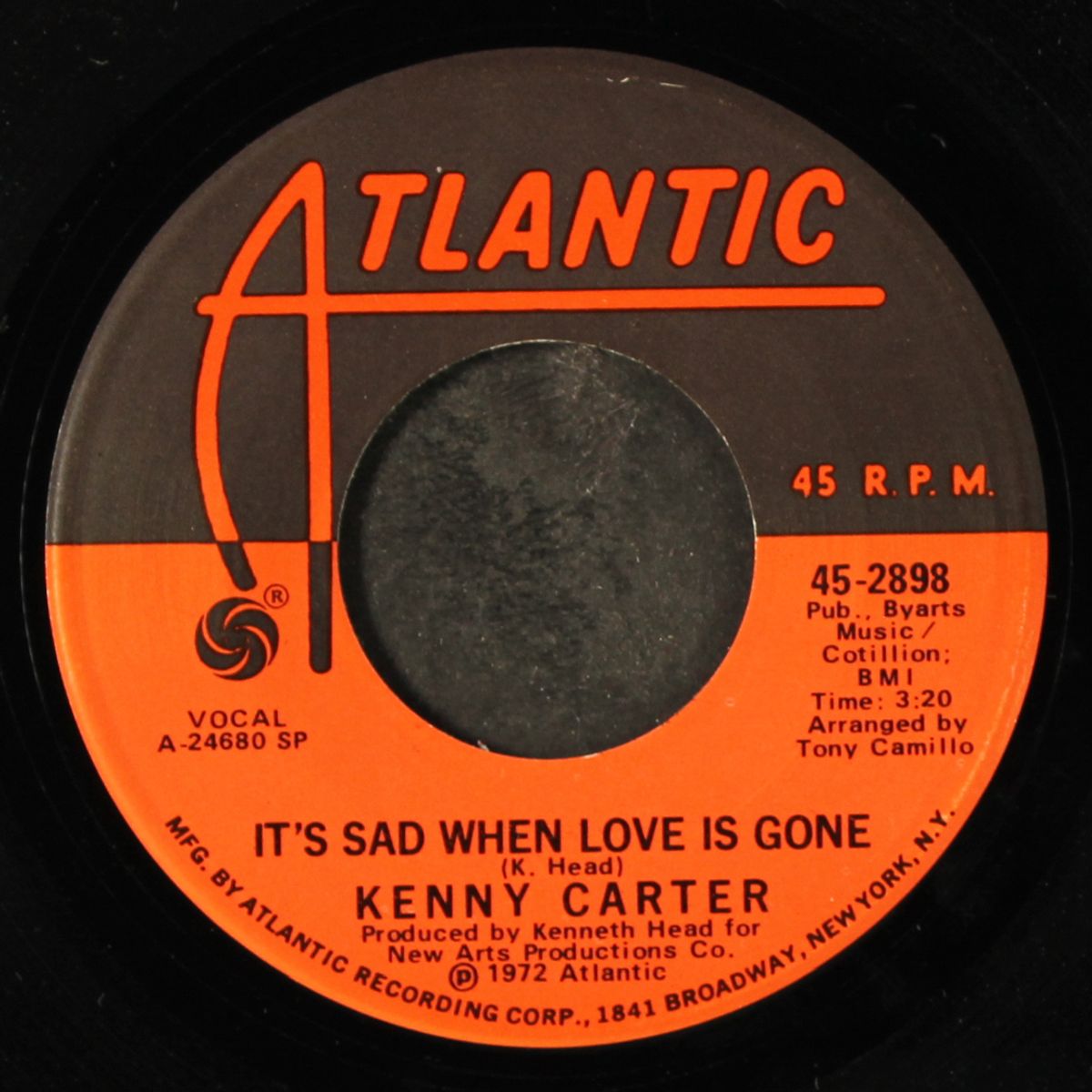 it's sad when love is gone / same by KENNY CARTER